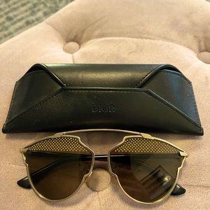 Golden Christian Dios Sunglasses